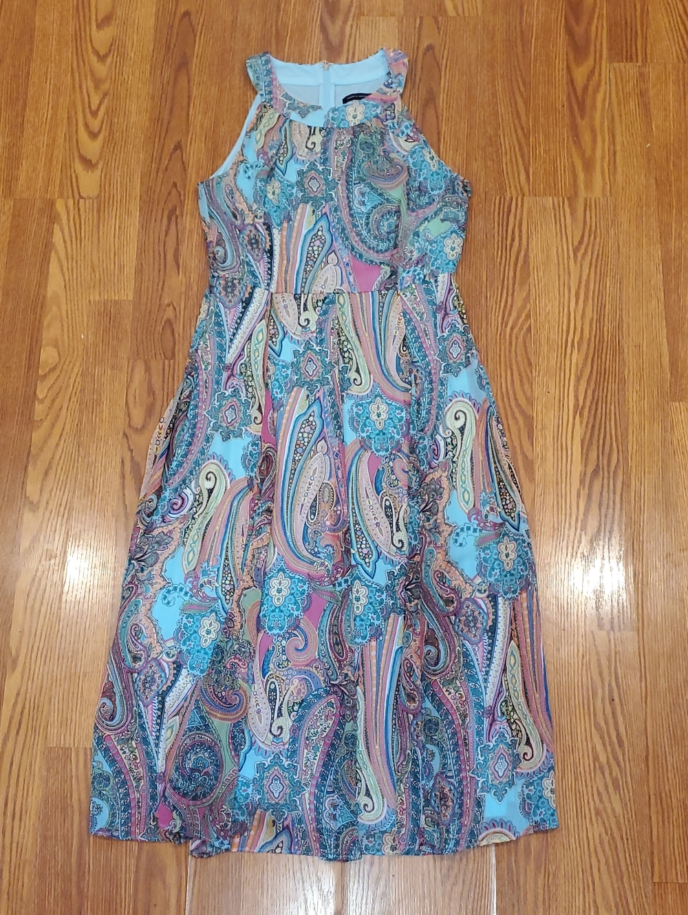 Tommy Hilfiger Paisley Halter Maxi Dress
